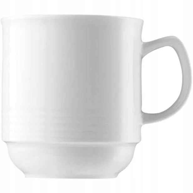 Hrnek stohovatelný Bauscher System 260 ml, bílý 6 ks
