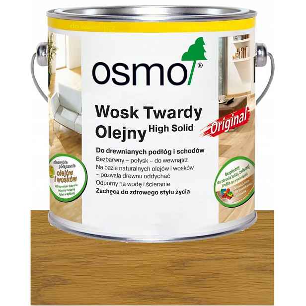 Osmo 3032 tvrdý vosk Orginal Podlahy Nábytek 0,375L Hedvábný