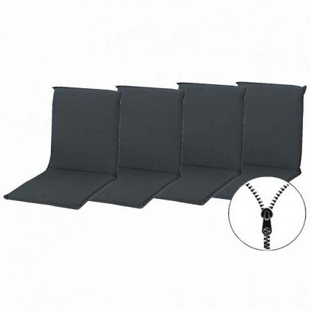 Polstry na křesla a židle, nízké, set 4 ks, Doppler ELEGANT 2430