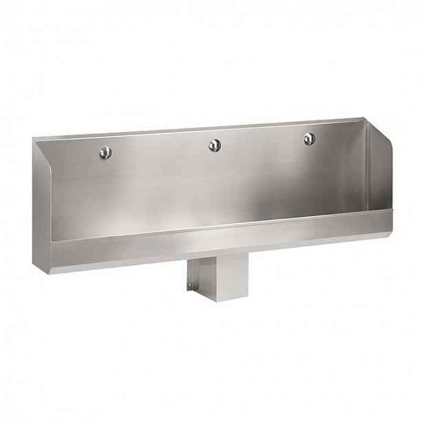 Sanela - Nerezový pisoárový žlab se skrytým splachováním, délka 1800 mm, 24V SLPN 04C