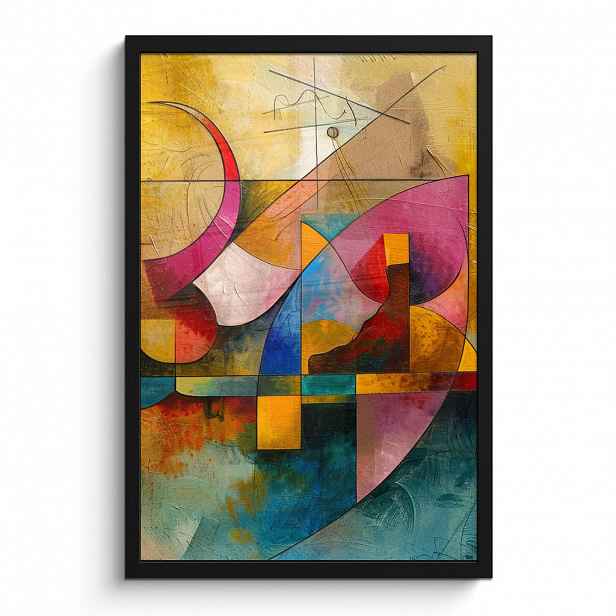 MuchoWow PLAKÁT V RÁMU Umění - abstraktní - moderní 40x60 cm