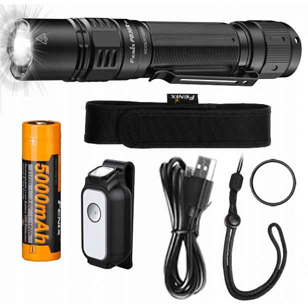 Sada Led svítilen Fenix PD36R Pro a E-lite