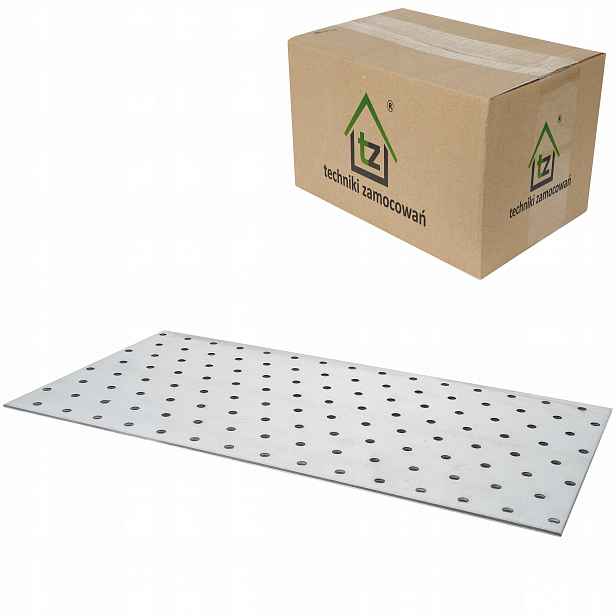 Perforované destičky 160x300 x 2 mm 25 ks Tesařské spojky ploché PP53