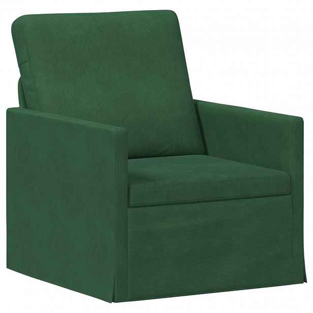 vidaXL Jednolůžková pohovka Jungle Green 70 x 81 x 82 cm