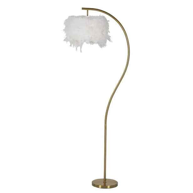 Mauro Ferretti Stojací lampa Semi Arc 170 cm bílá/zlatá
