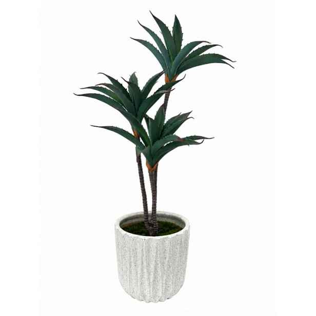 Umělý aloe sukulent v květináči 55 cm