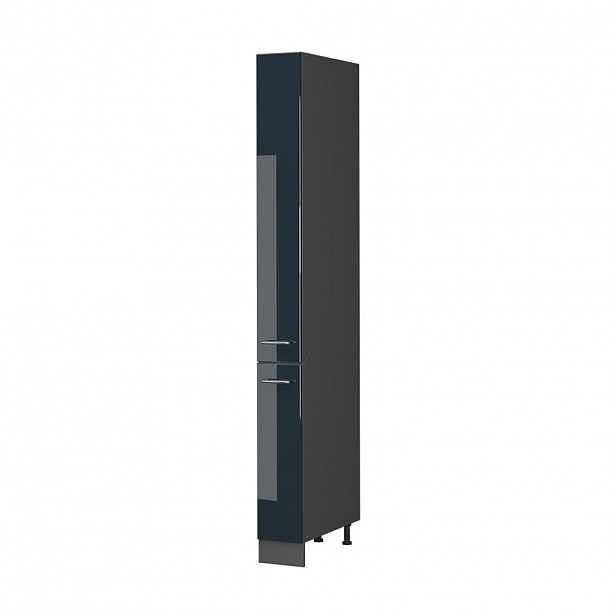 Vicco LÉKÁRNIČKOVÁ SKŘÍŇKA Fame-Line, Tmavě modrá s vysokým leskem/Antracit, 20 cm