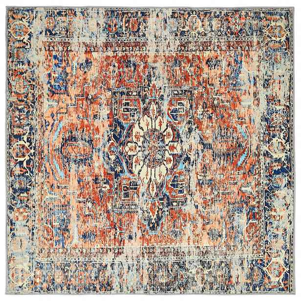 vidaXL Koberec ORIZ Oranžová 240 x 240 cm 100% polyester