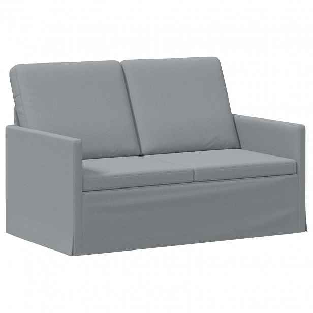vidaXL Pohovka pro 2 osoby Světle šedá 130 x 81 x 82 cm Textil