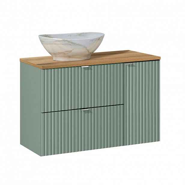 Petits-meubles UMYVADLO 90.4cm Jade Zelená