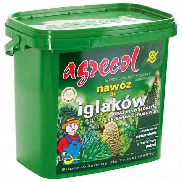 Hnojivo pro jehličnany tui tuje Granulovaný Agrecol Iglak 5 kg dlouhodobě působící