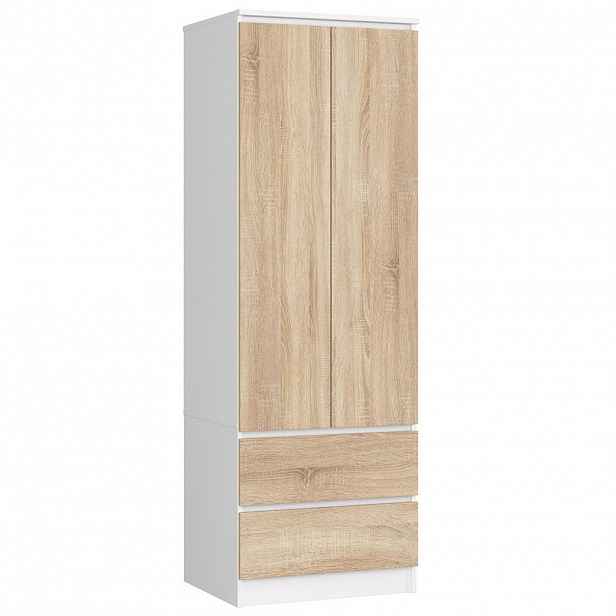 RAUMHIRSCH FURNITURE ŠATNÍK bílý, dub Sonoma 180/60/51