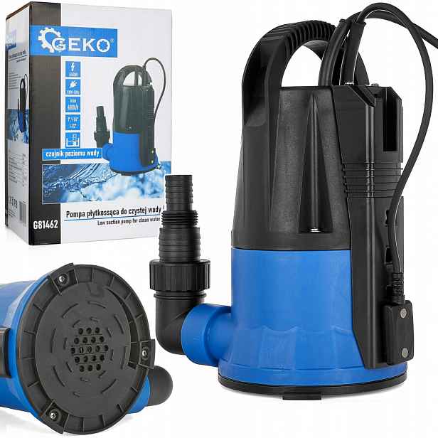Silná, praktická ponorná pumpa na vodu 550 W 6000 l/h 230 V Geko