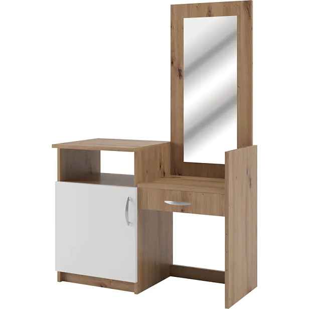 Casarredo Toaletní stolek GOUDAR - dub artisan/bílá