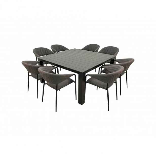 Doppler PRATO MELIA LIKA-TEX® - zahradní hliníková sedací souprava 8+1