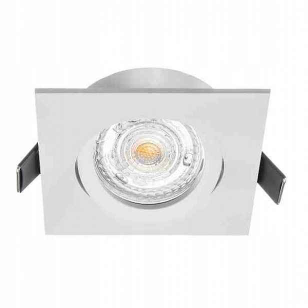 Eko-Light Kulaté Stropní Svítidlo Čtvercové pohyblivé MR16 83 mm Bílé EKZ312 10 kusů