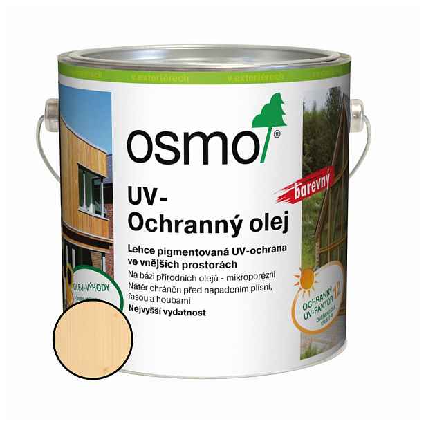 Olej UV ochranný Osmo 424 extra smrk/jedle, 2,5 l