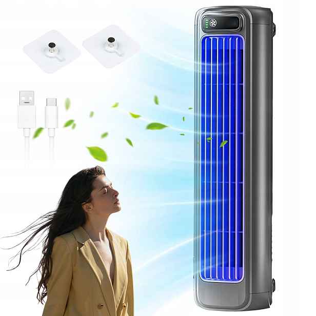 Ventilátor, Tichý Nástěnný Stolní Ventilátor, Bezdrátová Klimatizace Usb