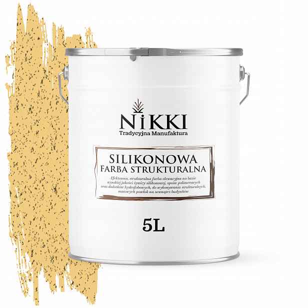 Barva Strukturální Fasádní silikonová 5L Žlutá F645 Uv