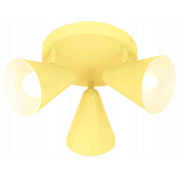 Lampa talíř žlutý 3XE14 Amor Candellux