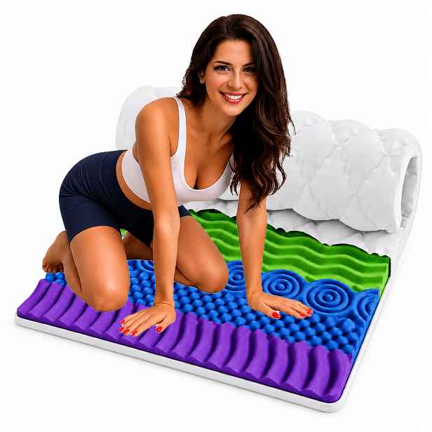 Matrace povrchová 100x200 oXo 9 zónová podložka na matrace
