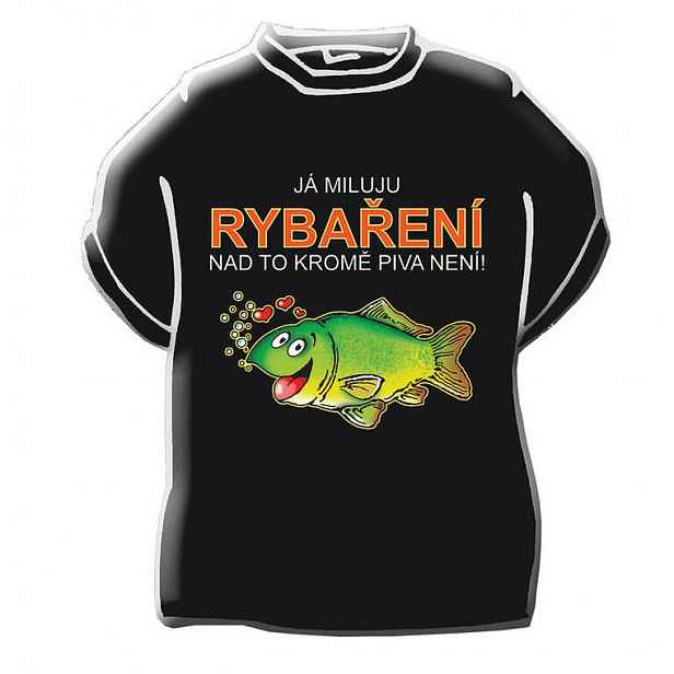 Originální tričko Já miluju rybaření vel. XXL