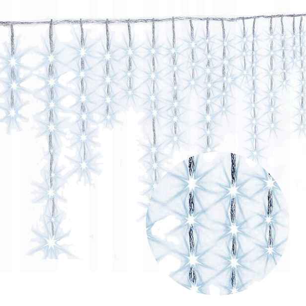 Venkovní Osvětlení 15M Světelná Girlanda Závěs 900 Led Efekt Sněžení
