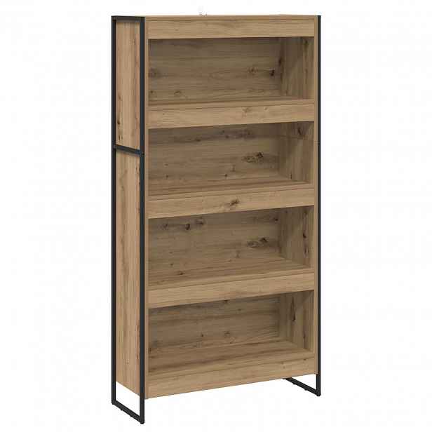 vidaXL Knihovna 80 x 30 x 155 cm Kompozitní dřevo Umělecký dub