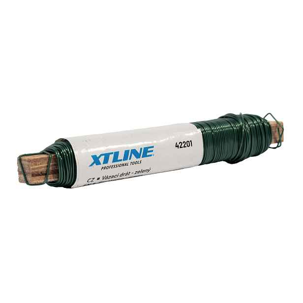 XTLINE Vázací drát zelený PVC | 0,9 (0,65) mm x 30 m