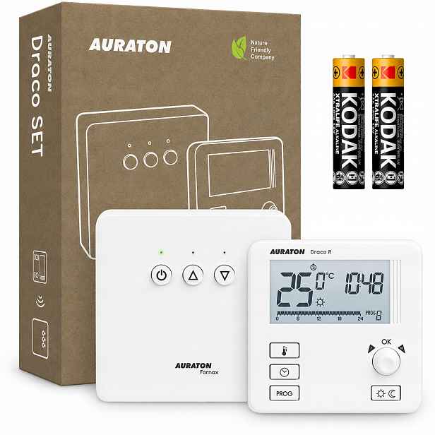 Bezdrátový Regulátor Kotle Pece Regulátor Teploty Termostat Auraton