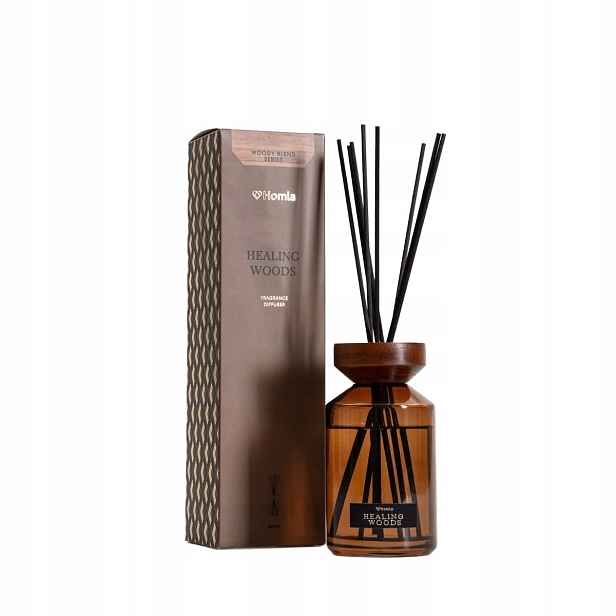 Difuzér s vůní Woody Blend Healing Woods 200 ml Homla