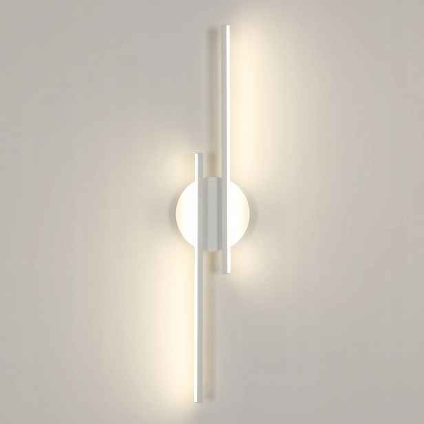 Led nástěnné svítidlo Kinkiet Bílé Moderní do obýváku chodby 4500K 24W 60CM