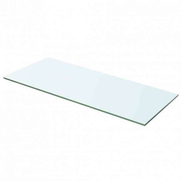 vidaXL Policová deska sklo čiré 60x20 cm