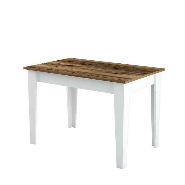 Jídelní stůl Kiev White and Walnut