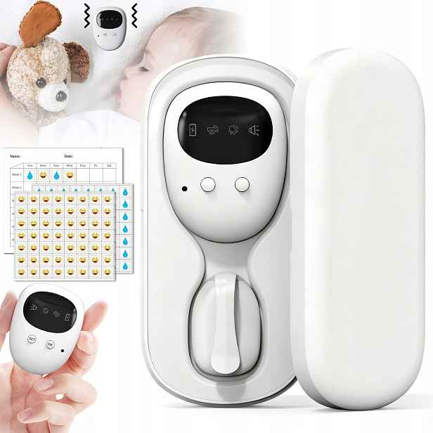 Alarm Probuzení Bezdrátový Senzor Vlhkosti V Namáčecím Lůžku 3 Režimy
