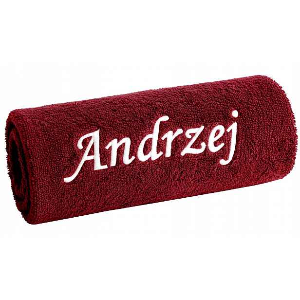 Dárek Pro Andrzeje K Narozeninám 40 60 Jmeniny S Nápisem Andrzej Ručník