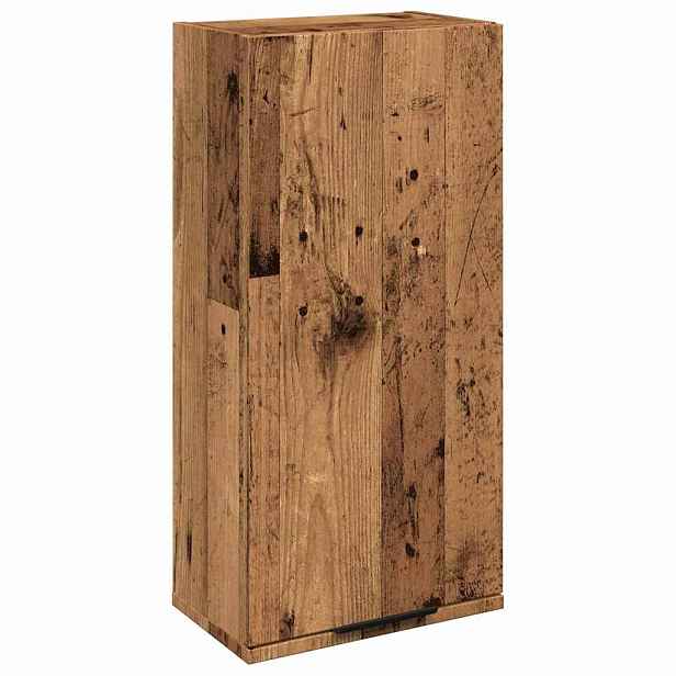 vidaXL Nástěnná koupelnová skříňka old wood 32 x 20 x 67 cm