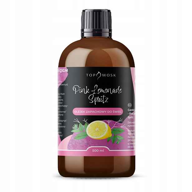 Vonný olej do svíček Pink Lemonade Spritz 500 ml, vůně do parafínového vosku