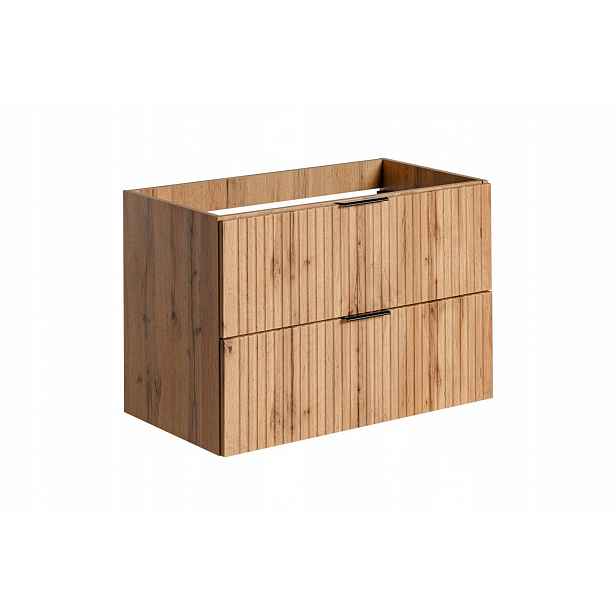 Szafka pod umywalkę 80cm 2 szuflady Adel Oak