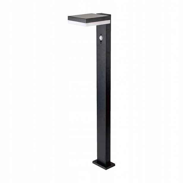 V-tac Solární zahradní sloupek 80 cm 5.5 W Led IP54 čtverec černý VT-1167