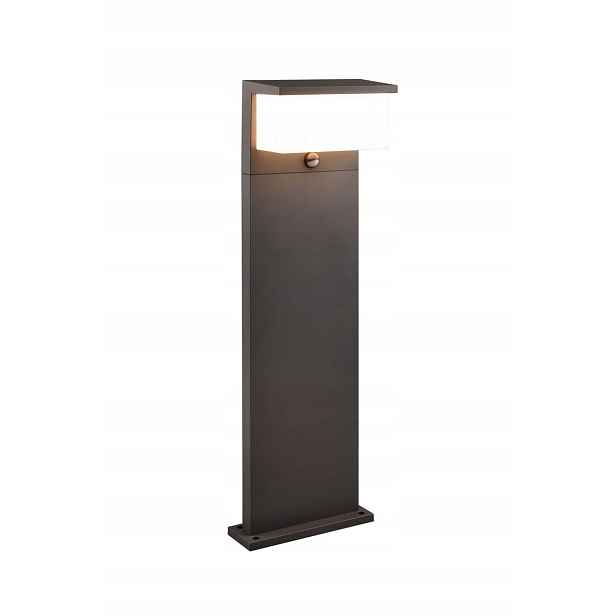 Venkovní Led lampa se senzorem Trio Nestos antracit IP54 13W 3000K