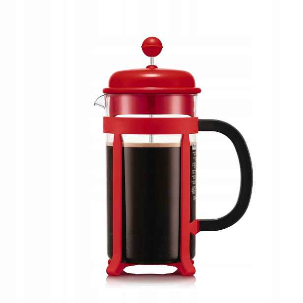 Bodum pístový spařovač french press Java 1L červený