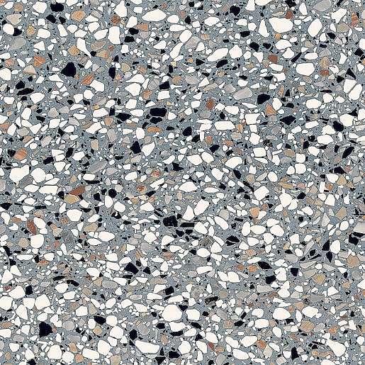 Dlažba Del Conca Frammenti azzurro micro 20x20 cm mat 20FR02MI