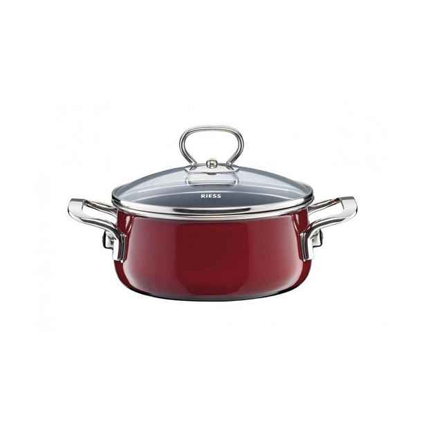 Hrnec s víkem 16 cm Rosso Riess