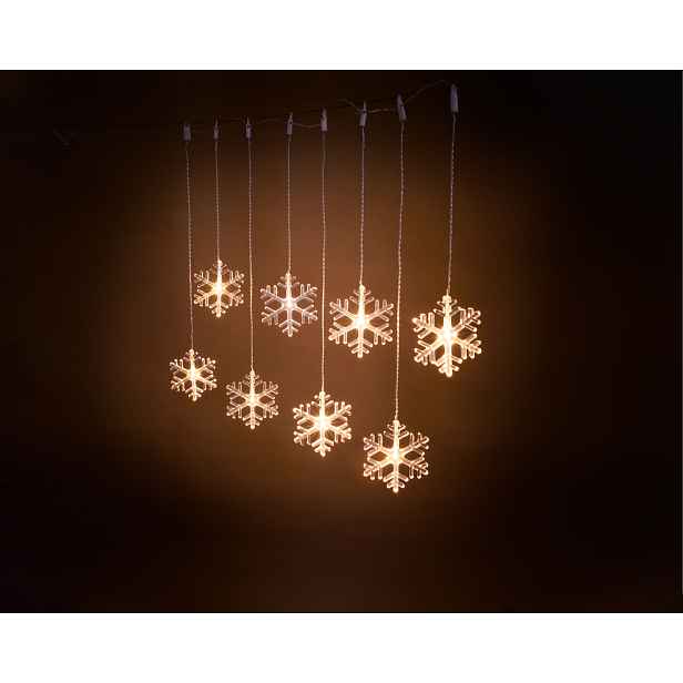 Livarno® Světelný LED závěs (sněhová vločka / teplé bílé)