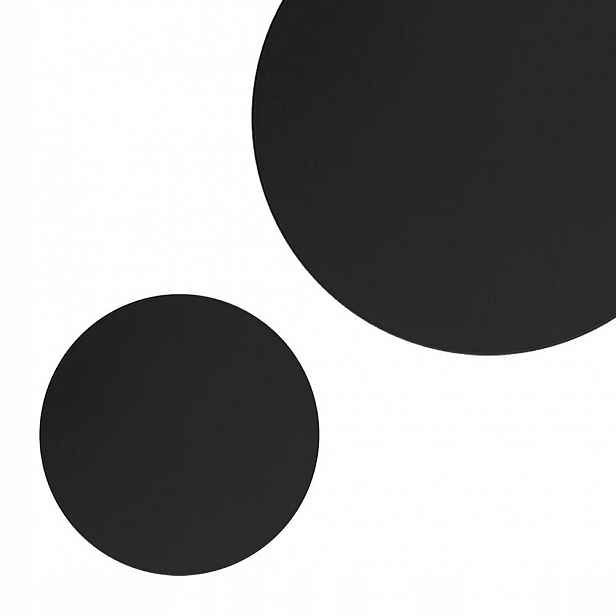 Nástěnné svítidlo Černé Kov Luna 30 cm Nad Zrcadlo 4 Žárovky Tk Tk Lighting