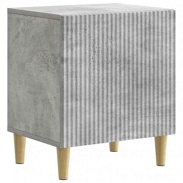 vidaXL Noční skříňka Betonově šedá 43 x 34,5 x 50 cm Kompozitní dřevo