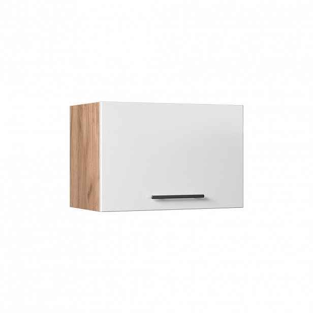 Vicco VĚŠÁK NA STĚNU Fame-Line, Bílá vysoký lesk/Zlatý mocný dub, 60 cm