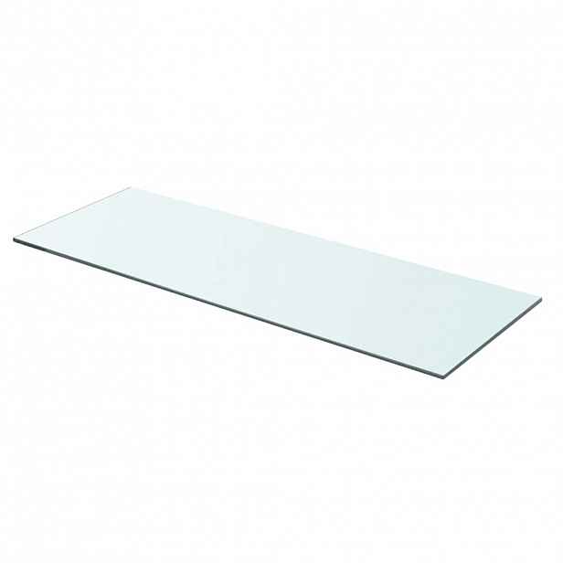 vidaXL Policová deska sklo čiré 70x25 cm