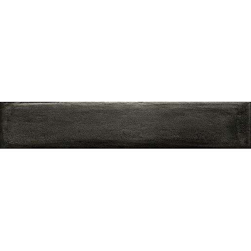Obklad Del Conca Frammenti nero 7,5x40 cm lesk 74FR08